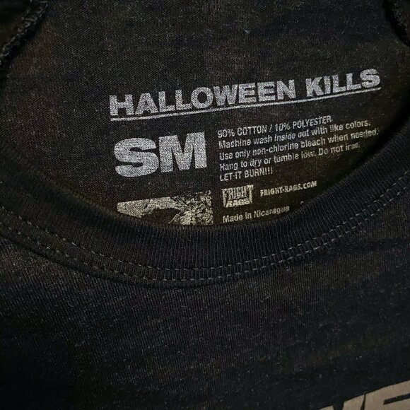 Fright Rags Halloween Kills baseball raglan tee shirt unisex small - Picture 5 of 8